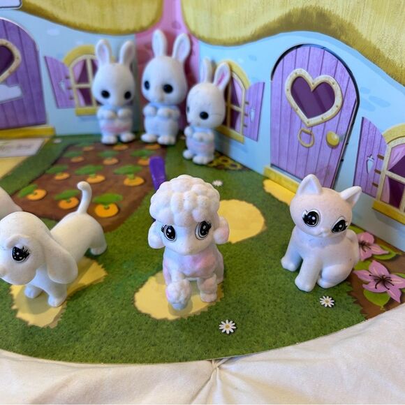 Fuzzikins Craft Cottontail Cottage Pop-Up Playhouse Book Playset for kids 4 & up - Picture 6 of 11